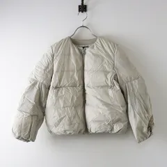 ミナペルホネン mina perhonen cellophane ダウンジャケット 38｜オフホワイト トップス クロップド アウター ブルゾン【2400014655964】のサムネイル