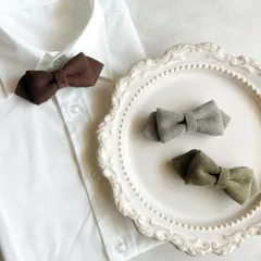 コーデュロイ　キッズ　蝶ネクタイ　ベビー　子供用　フォーマル　入学式　入園式　卒業式　卒園式