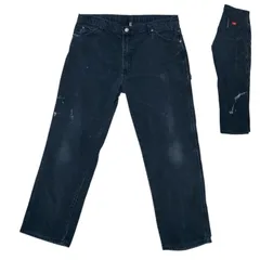 ディッキーズ リラックスフィット ペインターパンツ メンズ カーペンターパンツ ストレート ロゴ 古着 デニム パンツ