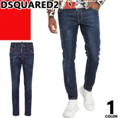 ディースクエアード DSQUARED2 ジーンズ デニム メンズ ダメージ加工 ボタンフライスリム 大きいサイズ スキニー ストレッチ DARK CLEAN WASH SKATER JEANS S74LB1316 S30342