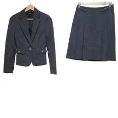 UNTITLED(アンタイトル) スカートスーツ レディース - ダークグレー プリーツ