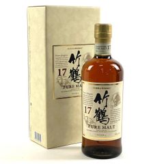 【東京都内限定お届け】 ニッカ NIKKA 竹鶴 17年 ピュアモルト 700ml 国産ウイスキー 【古酒】