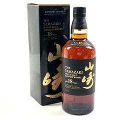 【東京都内限定お届け】 サントリー SUNTORY 山崎 18年 シングルモルト ジャパニーズ 700ml 国産ウイスキー 【古酒】