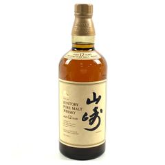 【東京都内限定お届け】 サントリー SUNTORY 山崎 12年 ピュアモルト 向獅子 750ml 国産ウイスキー 【古酒】