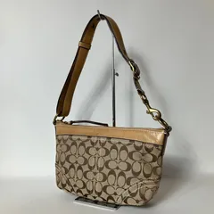 2510-479｜コーチ シグネチャー ショルダーバッグ ブラウン