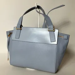 2510-491｜美品｜フルラ ショルダーバッグ レザー ライトブルー