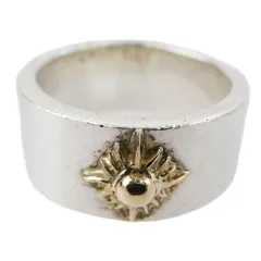 ARIZONA FREEDOM アリゾナフリーダム R-13b 太陽神 K18 プレーン シルバーリング シルバー系 18.5号【中古】