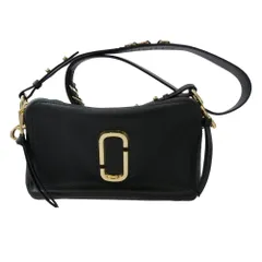 MARC JACOBS マークジェイコブス M0014592 The Softshot 27 ソフトショット27 レザー ショルダーバッグ ブラック系【中古】