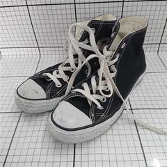 ◇ Θ コンバース Converse オールスター ハイカット ブラック系 23cm レディース E  【1510290004590】