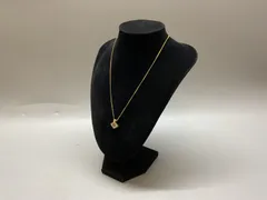 SN687 GIVENCHY ビンテージ ネックレス スクエア Gロゴ k18gp ゴールド ゴールドメッキ 首周り42cm 重量4.2g アンティーク