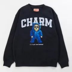 【新品・未使用】 トレーナー メンズ 裏起毛 コリスコ アメカジ おしゃれ 暖かい スウェット 可愛い アニマル柄 プリント プルオーバー 長袖 トップス 秋冬 冬 M L LL 307.BLACK(イヌ) 犬 ブルー 青 ブラック 黒 121903-CPM1のサムネイル