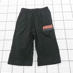 ◇ ⊂ プーマ PUMA 583221-01 レギュラーフィット キッズ ハーフパンツ ブラック系 150 キッズ E  【1510230014849】