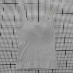 ◇ ⊂ ワコール Wacoal OUR タンクトップ 綿100% ホワイト系 Mサイズ レディース E  【1510240008203】