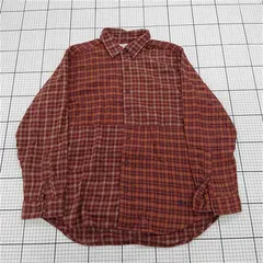 ◇ ⊇ ジーダブリューアンダーソン JW ANDERSON ユニクロ UNIQLO チェックシャツ Lサイズ メンズ E  【1510290002077】