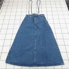 ◇ Θ coca コカ デニムサロペットスカート ブルー ワンサイズ レディース E  【1510290001995】