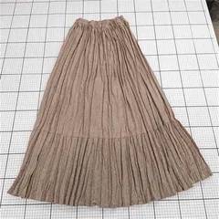 ◇ Θ アズノゥアズピンキー AS KNOW AS PINKY PE0848 プリーツスカート ベージュ系 レディース E  【1510290007386】