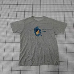◇ ⊂ モンベル mont-bell 1114580 グレー系 プリントTシャツ 160サイズ キッズ E  【1510240008678】