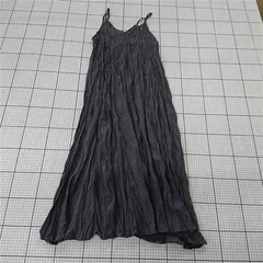◇ ⊂ ワンピース スプレイプレミアム SPRAY PREMIUM プリーツキャミソールワンピース ブラック系 レディース E  【1510290001407】