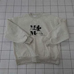 ◇ ⊇ ディズニー Disney ミッキーマウス トレーナー 裏起毛 グレー系 Lサイズ レディース E  【1510240009002】