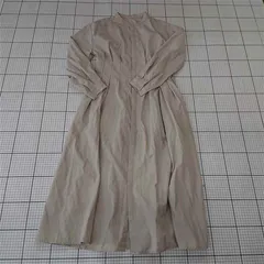 ◇ ⊇ ロペピクニック ROPÉ PICNIC スタンドカラーロングワンピース ベージュ系 レディース 38 E  【1510290005016】