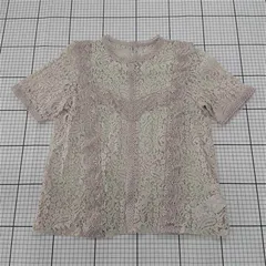 ◇ ⊂ センスオブプレイス SENSE OF PLACE AA05-23B104 レースブラウス ベージュ系 レディース E  【1510290008086】