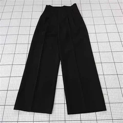 ◇ Θ 未使用 ココモモ COCOMOMO ワイドパンツ ブラック系 レディース M E  【1510290008437】