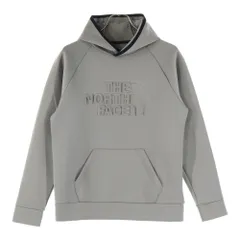 THE NORTH FACE (ザノースフェイス) TECH AIR AWEAT テックエアー エンボスロゴ ストレッチ プルオーバーパーカー スウェットフーディ ベージュ NT12085
