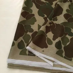 H1L/190H4007◆190cm 限定/ポリプリントチュールニット生地/アパレル/生地のM