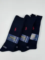 🔳 【新品】POLO RALPH LAUREN  メンズ ソックス 3足セット（24〜26