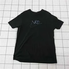◇ ⊂ ナイキ NIKE The Nike Tee ロゴプリントTシャツ ブラック系 メンズ L E  【1510290009625】