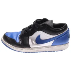 NIKE (ナイキ) AIR JORDAN 1 LOW ROYAL TOE 553558-140 エアジョーダン1 ロイヤルトゥー ローカットスニーカー ブラック/ホワイト/ブルー US11/29.0cm