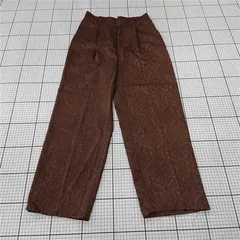 ◇ Θ アースミュージックアンドエコロジー earth music&ecology ジャガードパンツ ブラウン系 レディース F E  【1510290010287】