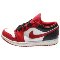 NIKE (ナイキ) AIR JORDAN 1 LOW GYM RED エアジョーダン1 ロー ジムレッド ローカットスニーカー レッド/ホワイト US9/27cm 553558-163