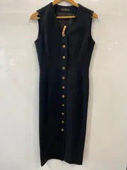 ピA104⚫︎Convie COMME CA DU MODE⚫︎コムサ・デ・モード⚫︎ノースリーブ⚫︎ロング⚫︎ワンピース⚫︎size表記なし⚫︎黒