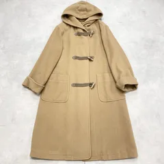 Paul Stuart　ポールスチュアート　ダッフルコート　ロング　アンゴラ　ウール　ベージュ　レディース　9号　a00683