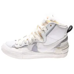 NIKE (ナイキ) ×sacai BLAZER MID サカイ ブレーザー ミッドカットスニーカー ホワイト US9/27cm BV0072-100