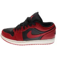 NIKE (ナイキ) AIR JORDAN 1 LOW VARSITY RED エアジョーダン1 バーシティレッド ローカットスニーカー レッド US9/27cm 553558-606