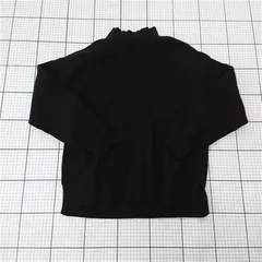 ◇ ⊇ グローバルワーク GLOBAL WORK ハイネックニットセーター Lサイズ ブラック系 メンズ E  【1510290012793】