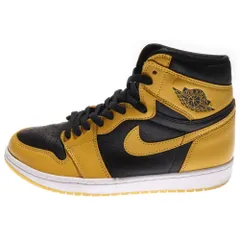 NIKE (ナイキ) AIR JORDAN 1 RETRO HIGH OG TAXI エアジョーダン 1 レトロ タクシー ハイカットスニーカー シューズ イエロー/ブラック US10/28cm 555088-701