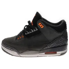 NIKE (ナイキ) AIR JORDAN 3 RETRO FEAR エアジョーダン3 レトロ フィアー ハイカットスニーカー ブラック US9.5/27.5cm CT8532-080