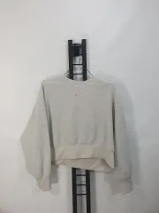 ナイキ フリース クロップド スウェット ボア シープスキン フリース クルーネック s