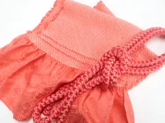 【一輝堂】和装小物 帯締め帯揚げセット 振袖用 丸組 撚房 総絞り ラメ 美品 帯締 帯揚 25w11-13974
