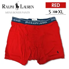 POLO RALPH LAUREN ポロ・ラルフローレン 【単品】 ボクサーパンツ メンズ 下着 無地 刺繍 ワンポイント ギフト プレゼント RED レッド 各サイズあり【新品・正規品】