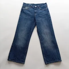 ZARA ザラ デニムパンツ サイズ31 レディース ストレート ウォッシュ A8511