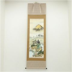 掛軸 渡辺國夫 富士山水 共箱 水墨画 松 1-28 - メルカリ