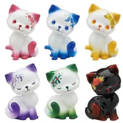 奇譚クラブ 花猫 はなねこ × 全6種セット フルコンプ ガチャガチャ カプセルトイ 