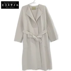 UNITED ARROWS ユナイテッドアローズ ﾗｲﾄﾍﾞｰｼﾞｭ UGC W ﾀﾞﾌﾞﾙﾌｪｲｽ ﾉｰｶﾗｰｺｰﾄ 36