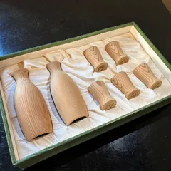 吉野杉 徳利 お猪口 工芸品 ぐい呑み ヴィンテージ コレクション お酒 日本酒 木目