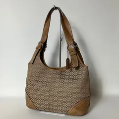 2510-418｜コーチ ミニシグネチャー ハンドバッグ ブラウン