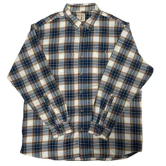 レッドヘッド ブランド カンパニー Co. チェック柄 フランネルシャツ ブルー ホワイト ブラウン マルチカラー コットン ハンティング フィッシング アウトドア アパレル シャツ レディース ユニセックス メンズ 古着 長袖